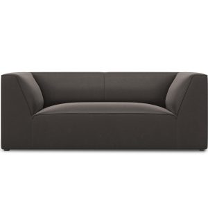 Micadoni Bank Ruby 2-zits, flueel, donkergrijs – 93x174x69cm Micadoni Bank Ruby 2-zits, flueel, donkergrijs – 93x174x69cm
