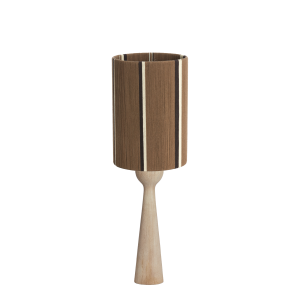 Tafellamp Festina/Medan – Naturel/Bruin – Ø25x76cm Tafellamp Festina/Medan – Naturel/Bruin – Ø25x76cm
