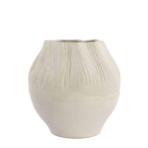 Light & Living bloempot Acda – wit – Ø39.5cm