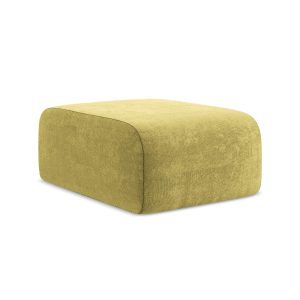 LaMiaSofa Poef Cervo – chenille stof – limoengroen – 72x94x42