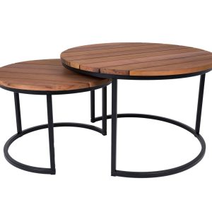 MaximaVida ronde outdoor salontafel set Vancouver XL 75 cm – speciaal MaximaVida ronde outdoor salontafel set Vancouver XL 75 cm – speciaal
