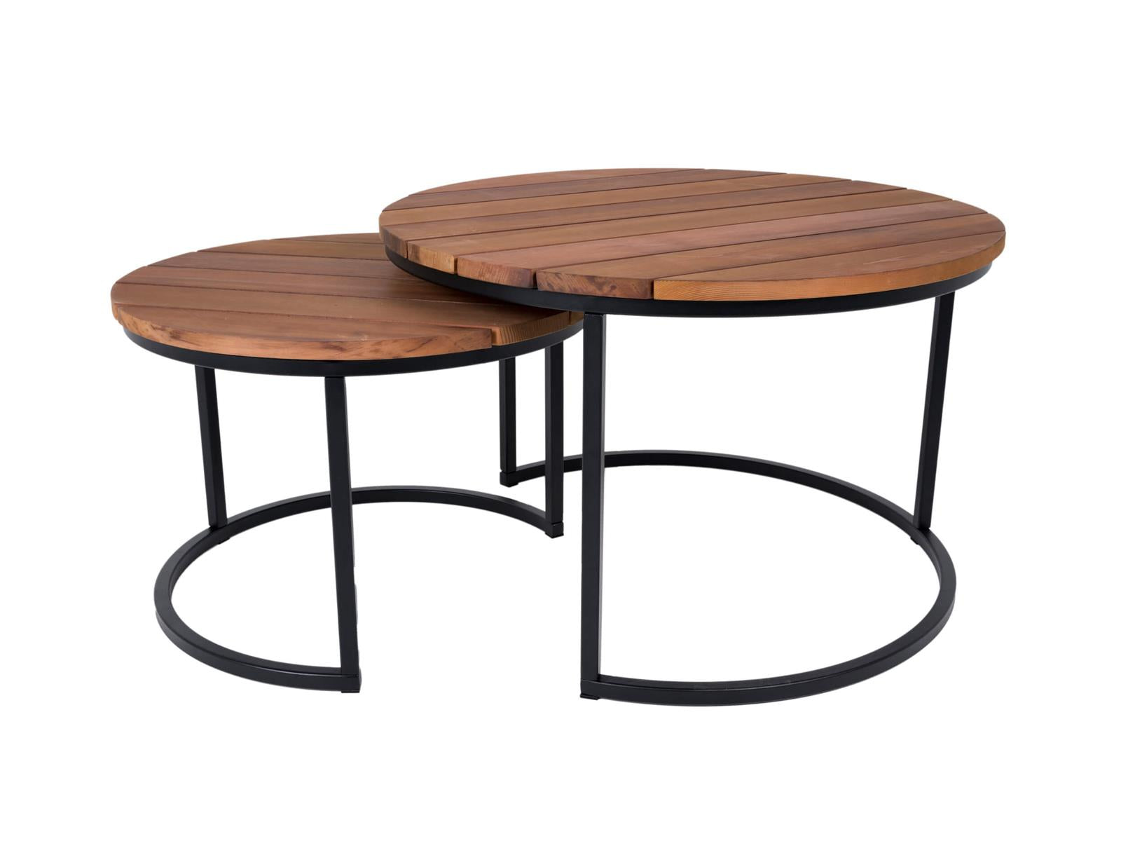 MaximaVida ronde outdoor salontafel set Vancouver XL 75 cm – speciaal