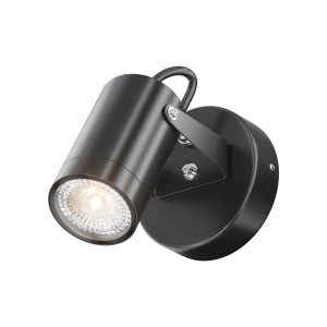 Maytoni Outdoor – Wandlamp Scope – Zwart – Ø5,5 Maytoni Outdoor – Wandlamp Scope – Zwart – Ø5,5