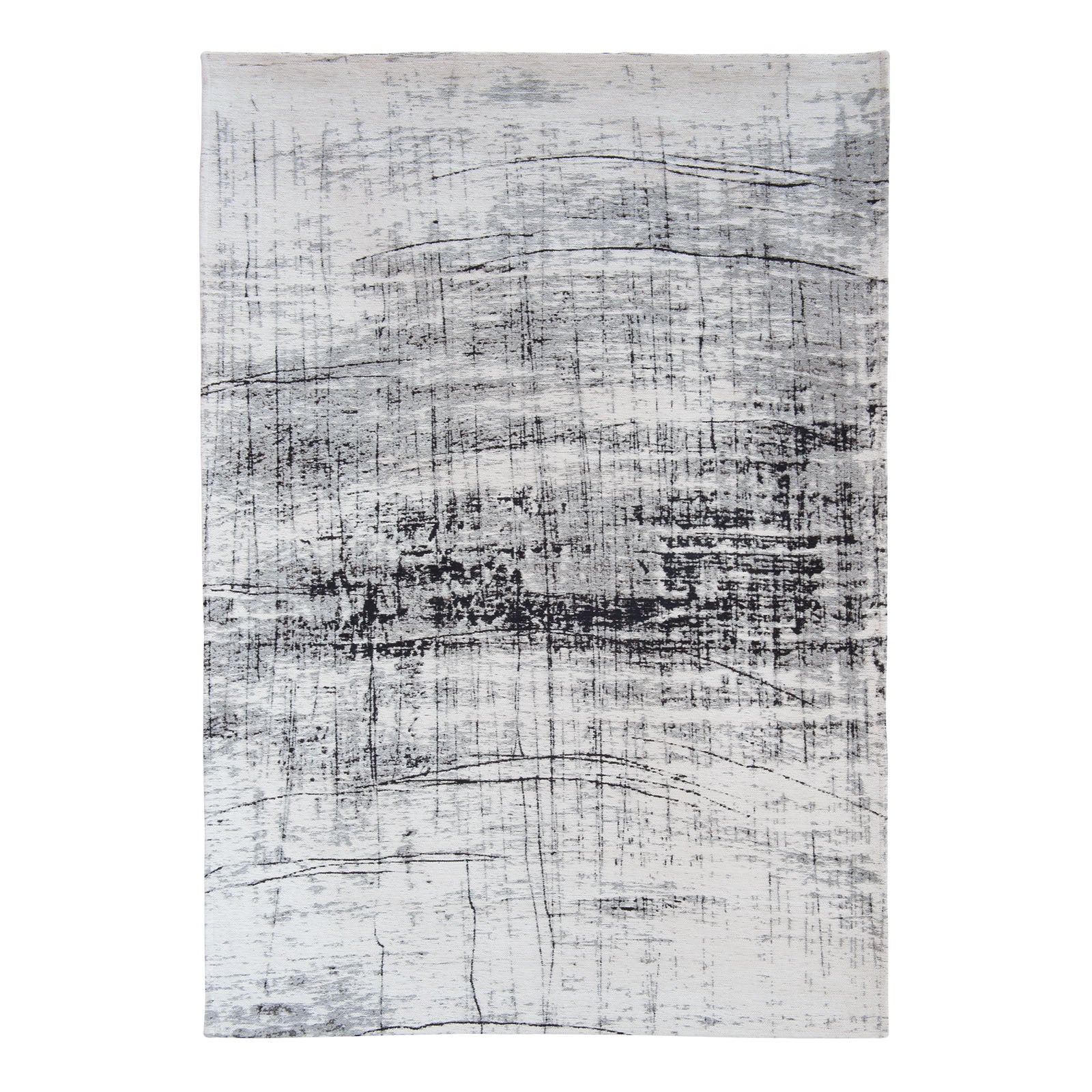 Ecorugs vloerkleed Metro Black&White - grijs - 170x240cm