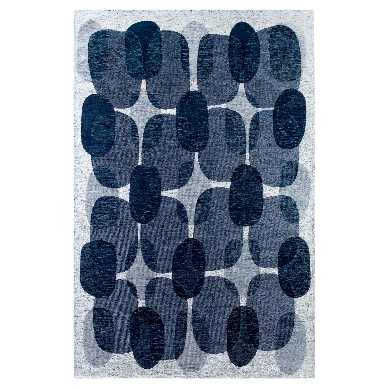 Lola&Moi vloerkleed Night Shift - blauw - 240x340cm