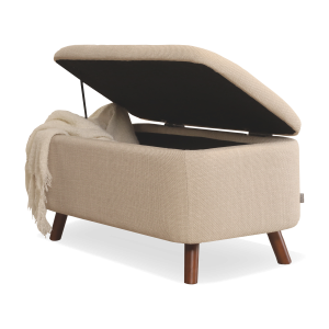 Nolon Julia bankje met opbergruimte beige – 83 x 41 cm Nolon Julia bankje met opbergruimte beige – 83 x 41 cm