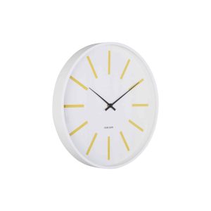 Karlsson wandklok Arruga Retro – geel – Ø40cm Karlsson wandklok Arruga Retro – geel – Ø40cm
