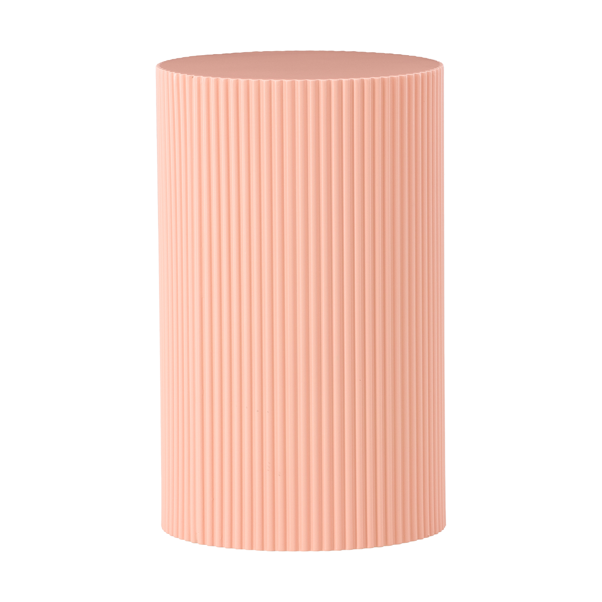 Nest living Asa Houten Bijzettafel Zacht Roze - Ø 31 cm