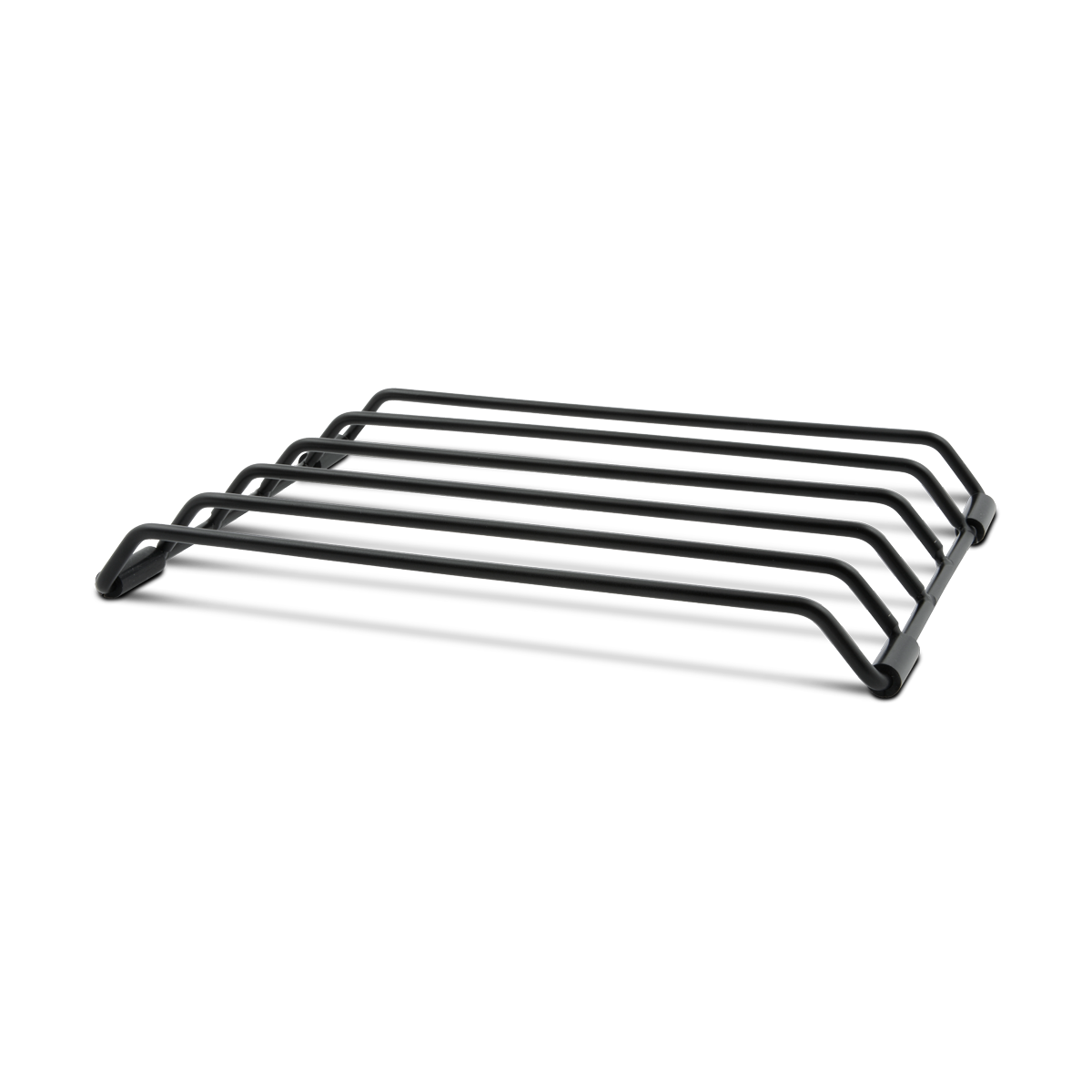 Lisomme Riv metalen pannen onderzetter zwart - 24 x 17 cm