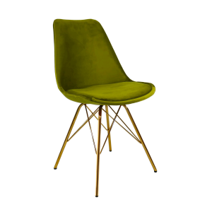 Kick kuipstoel Velvet – Groen Kick kuipstoel Velvet – Groen