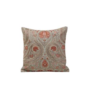 Madura Kussenovertrek Mircea celadon en rosé 40×40 cm Madura Kussenovertrek Mircea celadon en rosé 40×40 cm