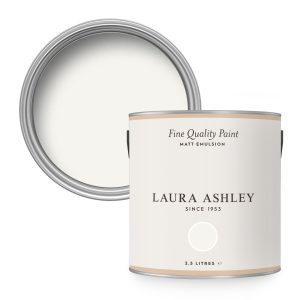 Laura Ashley Muurverf Mat Pure White 2,5 liter Laura Ashley Muurverf Mat Pure White 2,5 liter