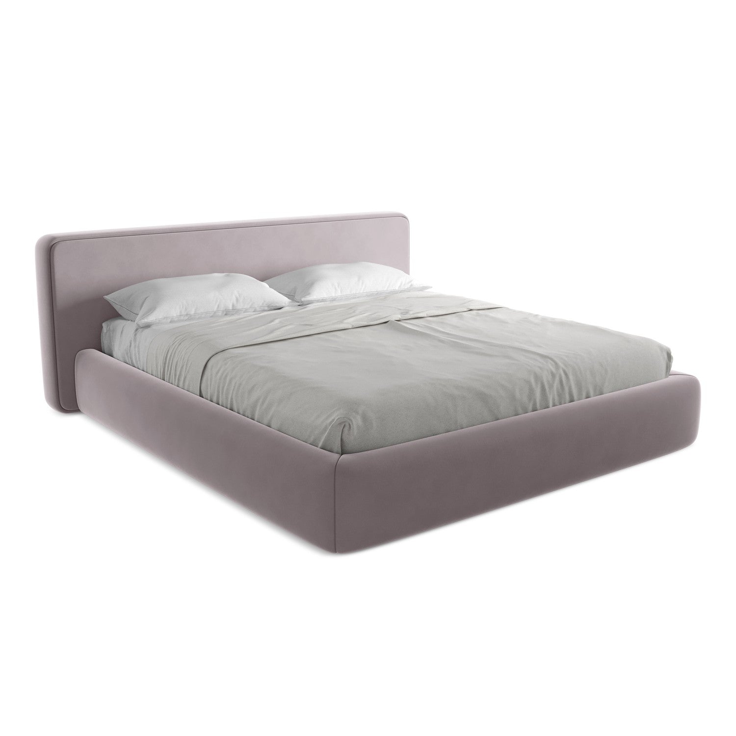 LaMiaSofa Bed met opbergruimte Firenze - velours - lavendel - 220x225x
