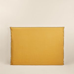 Madura Hoes voor hoofdbord Carlina oker en zwarte hommel 190×134 cm