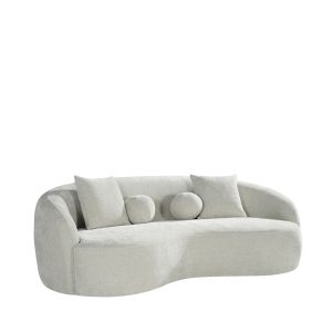 LABEL51 3-Zits Bank Novo – Naturel Stof – 236x124x80cm