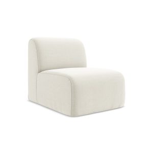 LaMiaSofa Bankmodule midden Cervo – velours – lichtbeige – 70x94x75