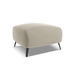 LaMiaSofa Poef Genova – velours – parel – 65x65x44 LaMiaSofa Poef Genova – velours – parel – 65x65x44