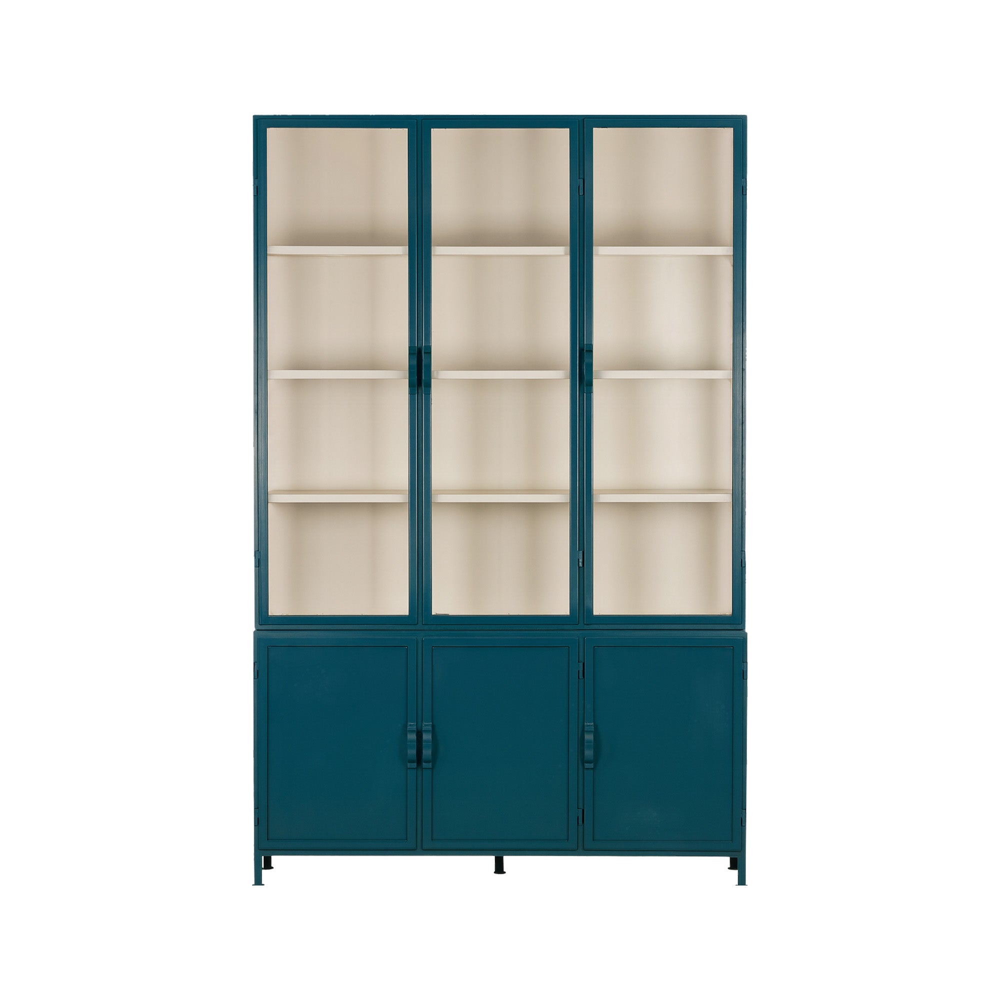 New Routz Vitrinekast Detroit Large blauw/zand