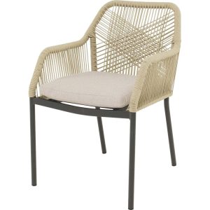 Lesli Living bistrostoel Akita – beige – 56x62x81cm