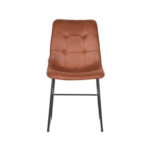 Label51 Eetkamerstoel Slim – Cognac – Zithoogte 49cm – Set van 2 Label51 Eetkamerstoel Slim – Cognac – Zithoogte 49cm – Set van 2