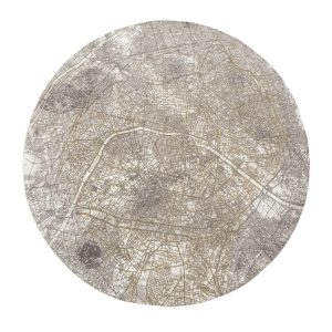 Louis De Poortere vloerkleed Space Trip – grijs – 240x240cm Louis De Poortere vloerkleed Space Trip – grijs – 240x240cm