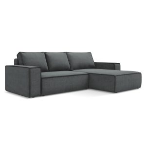 LaMiaSofa hoekbank rechts Livorno – textuurstof – grijs – 290x185x82 LaMiaSofa hoekbank rechts Livorno – textuurstof – grijs – 290x185x82