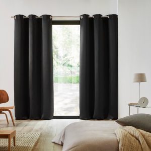 Madura Gordijn Blackout zwart 140×180 cm