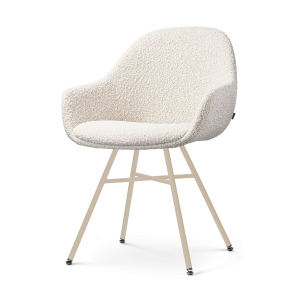 Nolon Noa-Mae eetkamerstoel bouclé beige – beige onderstel Nolon Noa-Mae eetkamerstoel bouclé beige – beige onderstel