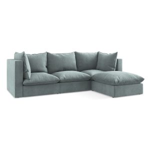 LaMiaSofa hoekbank rechts Ravenna – textuurstof – jeans – 255x165x77 LaMiaSofa hoekbank rechts Ravenna – textuurstof – jeans – 255x165x77