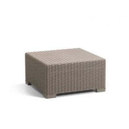 Allibert California tuintafel cappuccino – 68 x 68 x 35