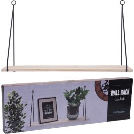 Plank hout met metaal hanger