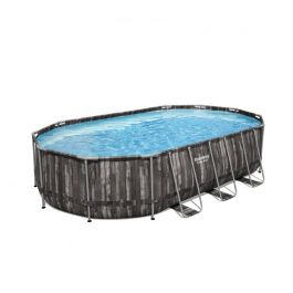 Bestway Power Steel 610 x 366 x 122 woodlook (set)