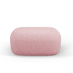 Micadoni Poef Jenny chenille, roze – 88x90x40cm Micadoni Poef Jenny chenille, roze – 88x90x40cm