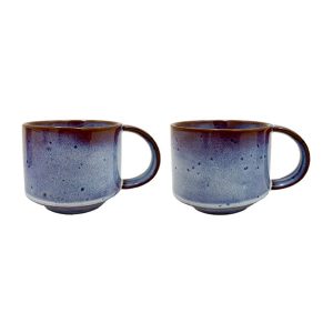 OYOY Beker – Set van 2 Yuka – terracotta OYOY Beker – Set van 2 Yuka – terracotta