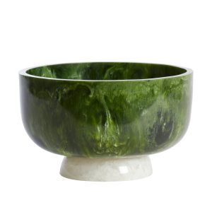Light & Living schaal LEWOTOBI – Ø28x17cm – groen Light & Living schaal LEWOTOBI – Ø28x17cm – groen