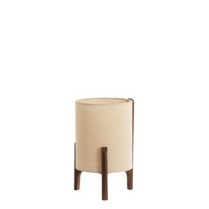 Light & Living tafellamp Litto – donkerbruin – Ø22cm Light & Living tafellamp Litto – donkerbruin – Ø22cm