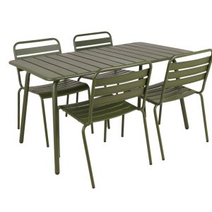 MaximaVida metalen tuinset Max olijfgroen 150 cm MaximaVida metalen tuinset Max olijfgroen 150 cm