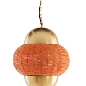 Light & Living hanglamp CETARA – oranje – Ø33x38cm Light & Living hanglamp CETARA – oranje – Ø33x38cm