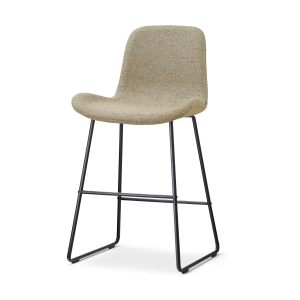 Nolon Nino-Fé Barkruk Taupe Melange – Zwart Onderstel – 65 Cm