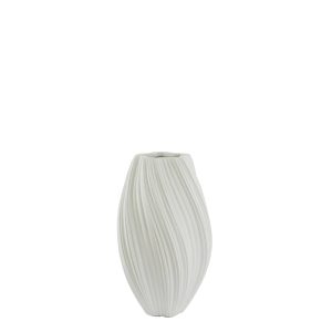 Light & Living vaas Yatung – wit – Ø30cm Light & Living vaas Yatung – wit – Ø30cm