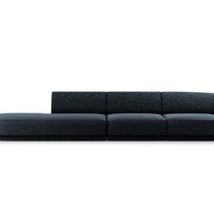 Micadoni linker bank Miley 4-zits, chenille, koningsblauw – 90x323x70c Micadoni linker bank Miley 4-zits, chenille, koningsblauw – 90x323x70c