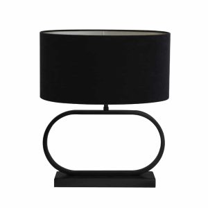 Light & Living tafellamp Jamiro/Velours ovaal – zwart, zwart – 38×17.5 Light & Living tafellamp Jamiro/Velours ovaal – zwart, zwart – 38×17.5