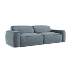 LaMiaSofa 4-zits bank Melissa – chenille stof – jeans – 244x102x70