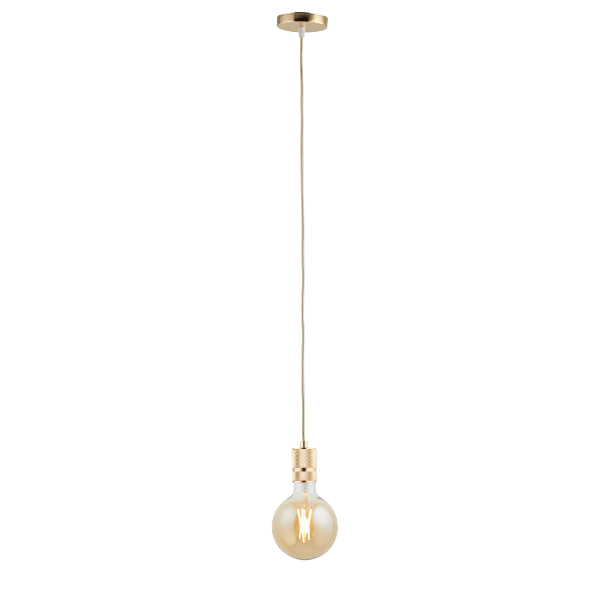 Lighto | Pendel Goud | Inclusief Lichtbron Goud | Classic | 1.5m Snoer