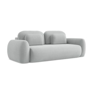 LaMiaSofa 3-zits slaapbank Ferretti – bouclé – lichtgrijs – 266x121x95 LaMiaSofa 3-zits slaapbank Ferretti – bouclé – lichtgrijs – 266x121x95