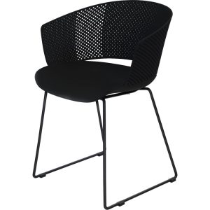Lesli Living bistrostoel Orly – zwart – 58,5×45,5∕53x79cm – set van 4 Lesli Living bistrostoel Orly – zwart – 58,5×45,5∕53x79cm – set van 4