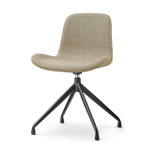 Nolon Nola-Fé Draaibare Eetkamerstoel Taupe Melange – Zwart Onderstel Nolon Nola-Fé Draaibare Eetkamerstoel Taupe Melange – Zwart Onderstel