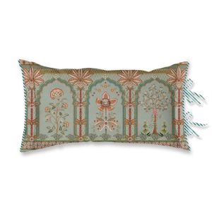 Pip Studio Decoratiekussen Bollywood Dreams – 35 x 60 cm – Groen Pip Studio Decoratiekussen Bollywood Dreams – 35 x 60 cm – Groen