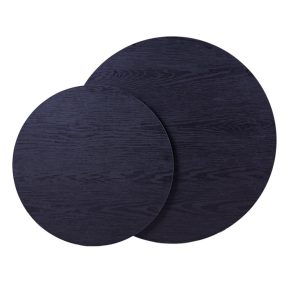 MaximaVida ronde set tafelbladen Chicago zwart – 58 cm en 45 cm MaximaVida ronde set tafelbladen Chicago zwart – 58 cm en 45 cm