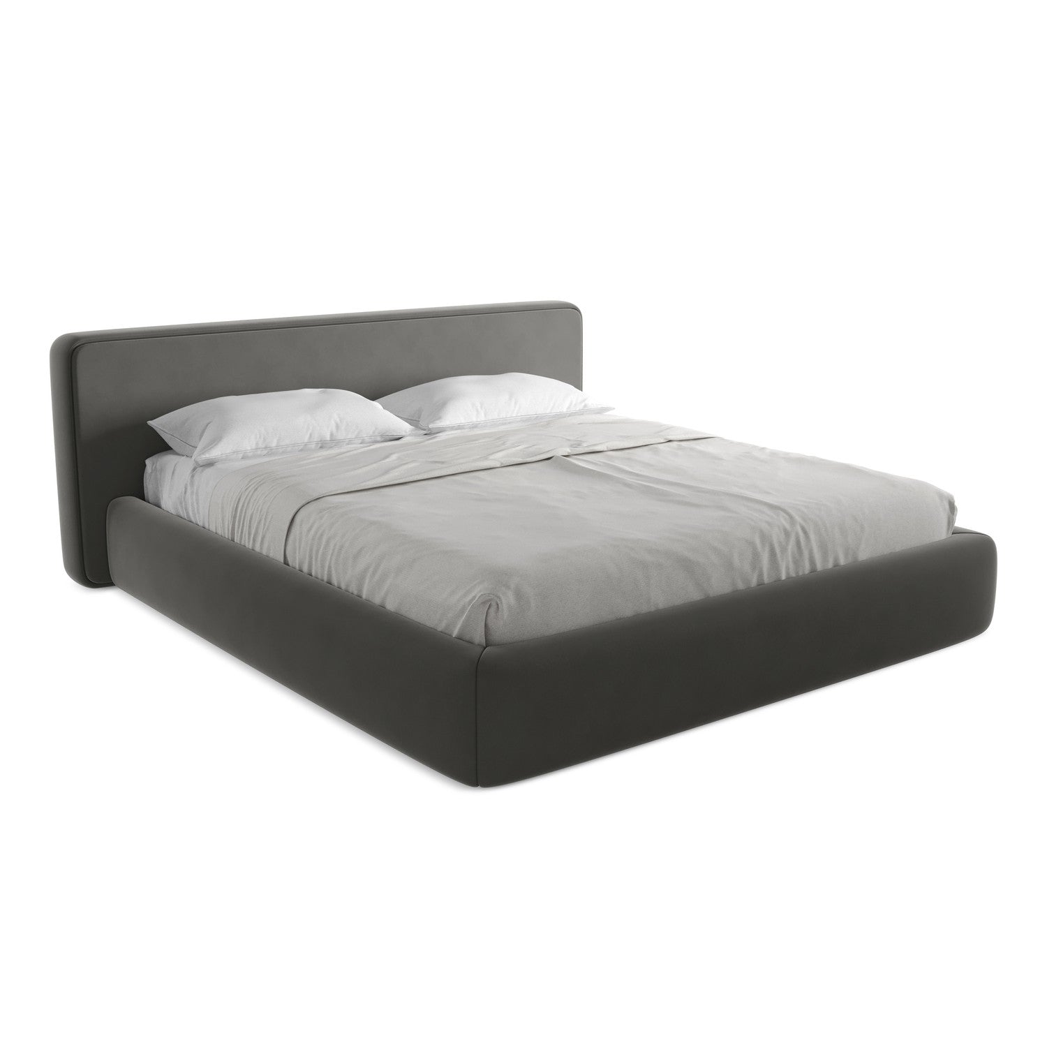 LaMiaSofa Bed met opbergruimte Firenze - velours - staal - 220x225x82